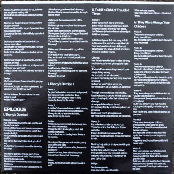 QUITE SANE - To Kill a Child of Troubled Times - 180g Audiophile double LP - Image 9